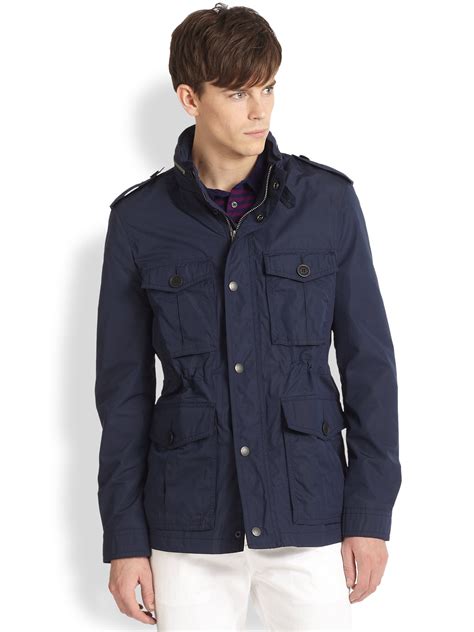 burberry brit jacket mens blue|Burberry Brit jacket price.